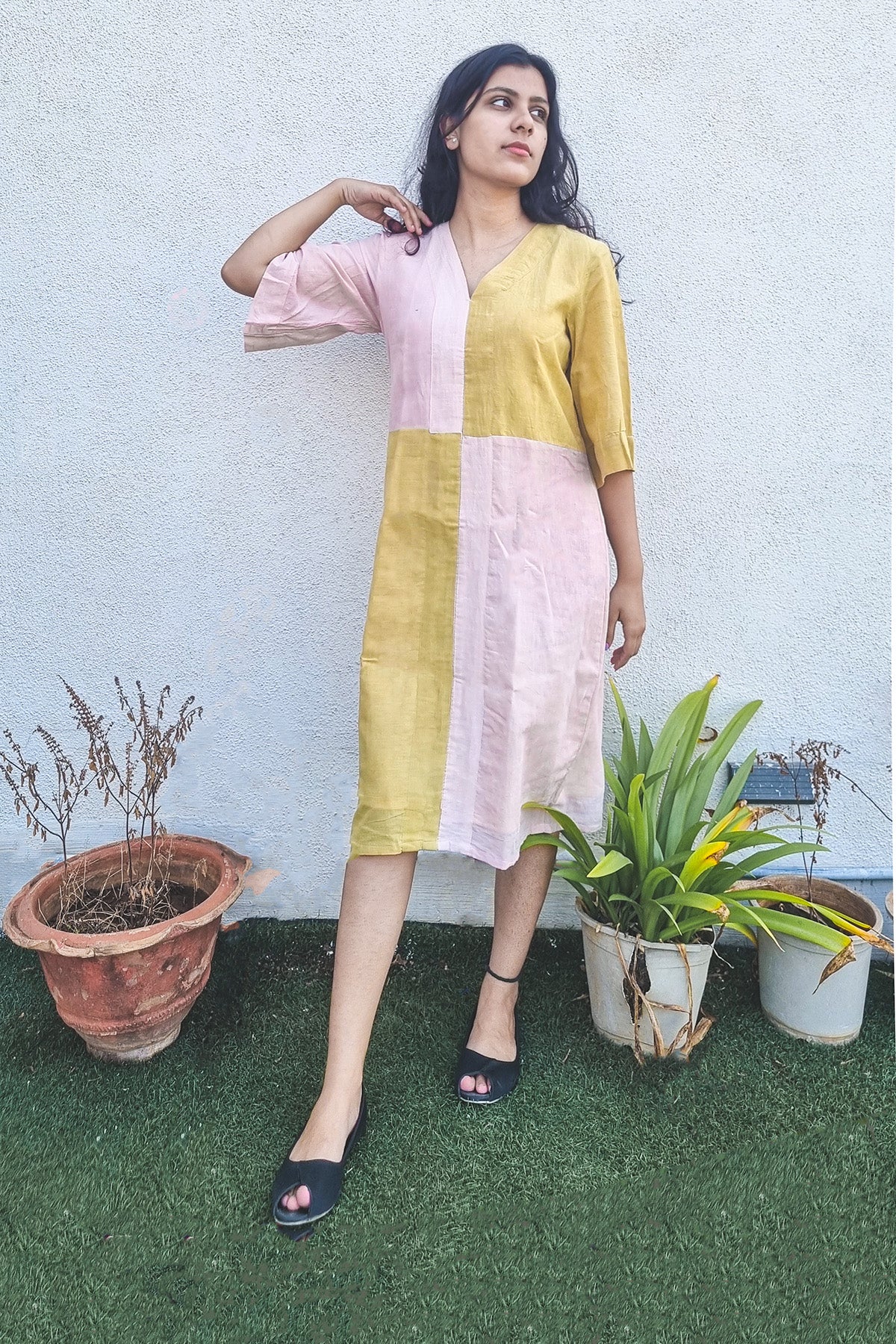 Natural Dyed Four patches