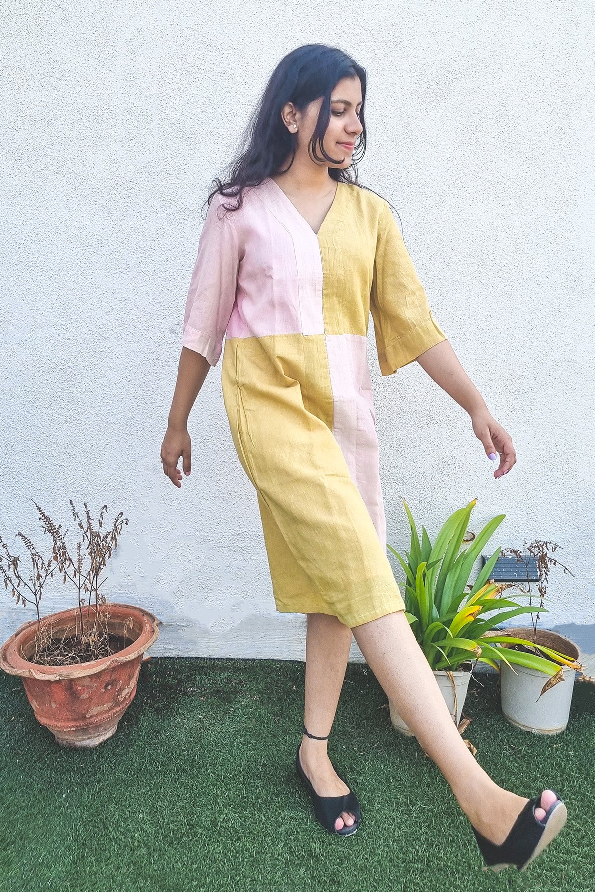 Natural Dyed Four patches