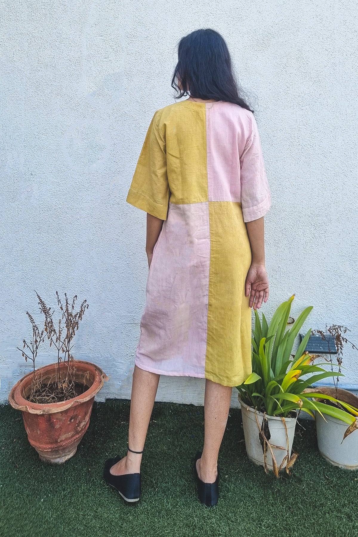 Natural Dyed Four patches